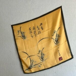 Silk neck scarf